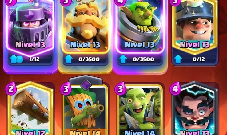 Conta Clash Royale mto boa arena 21 com quase todas as cartas oferta