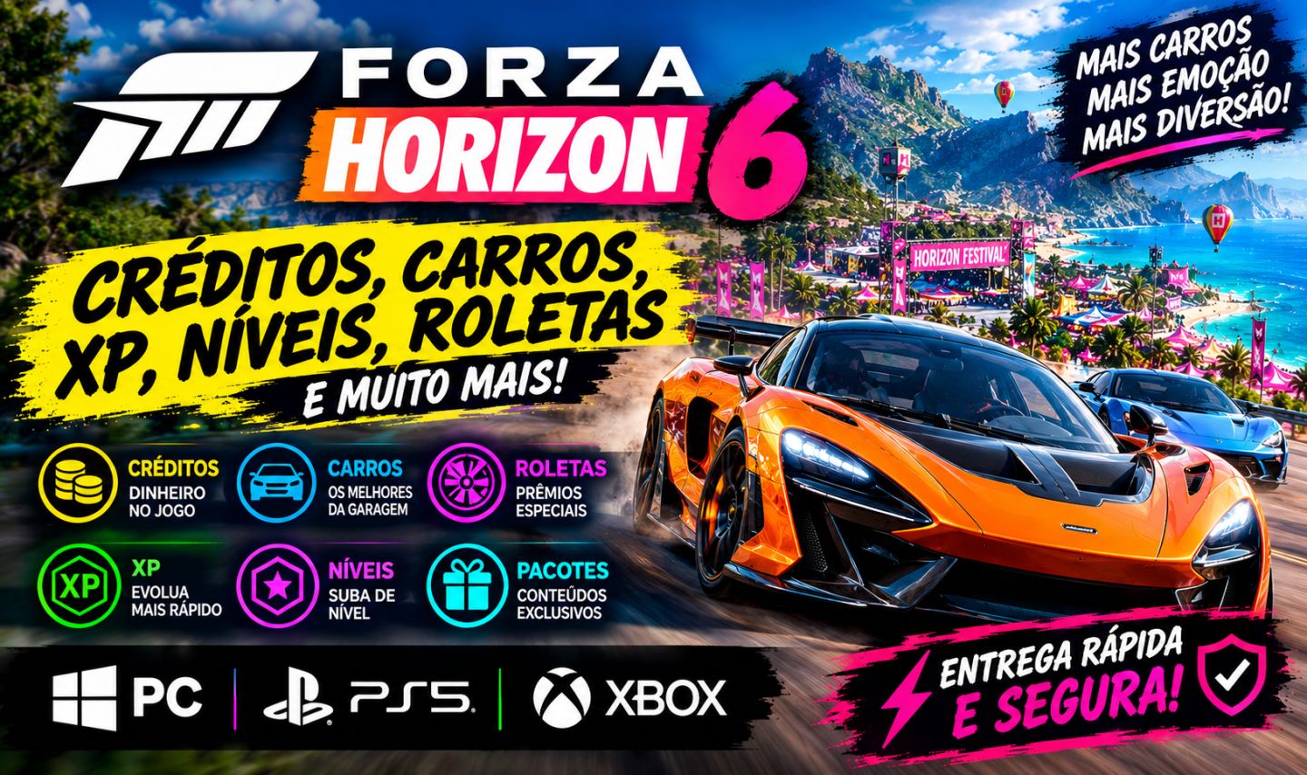 FORZA HORIZON 6 | CREDITOS, SORTEIOS, XP, NIVEIS, (PROMOÇÃO)