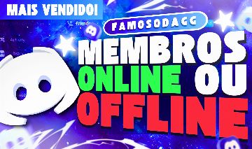 DISCORD MEMBROS OFFLINE E ONLINE PROMOÇÃO MELHOR PREÇO DA GGMAX 1000 ONLINE