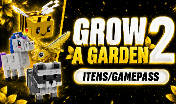 Grow A Garden 2 / GAG 2 /CRESÇA UM JARDIM 2 GAMEPASS/SEMENTES/DINHEIRO/PETS