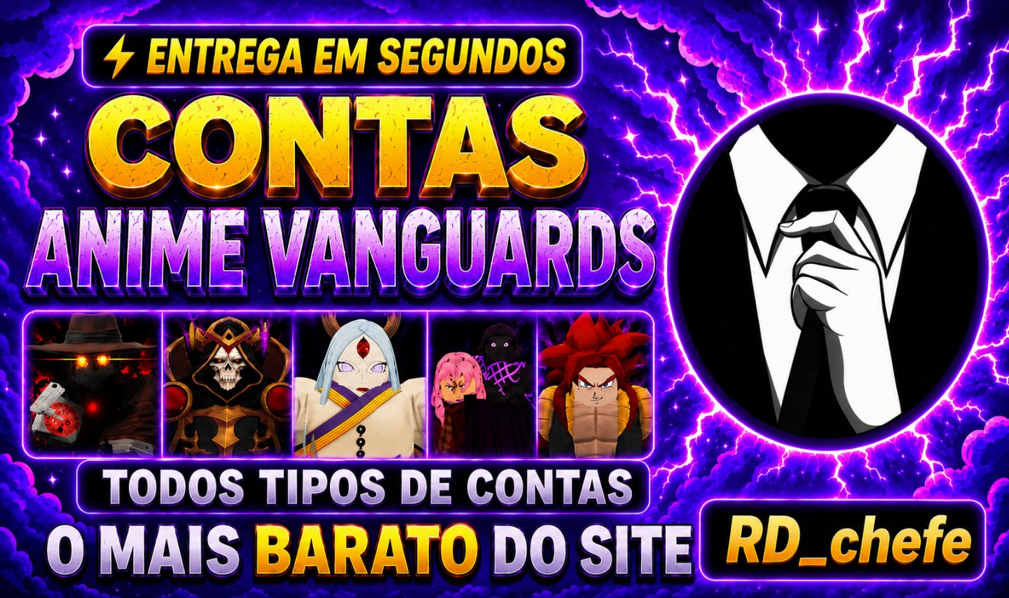 CONTAS COM UNITS ANIME VANGUARDS /GEMAS / SCANOR /DIVALO [ROBLOX] (MELHOR PREÇO)