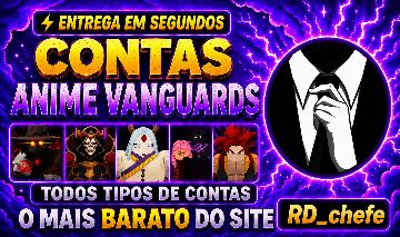 CONTAS COM UNITS ANIME VANGUARDS /GEMAS / SCANOR /DIVALO [ROBLOX] (MELHOR PREÇO)
