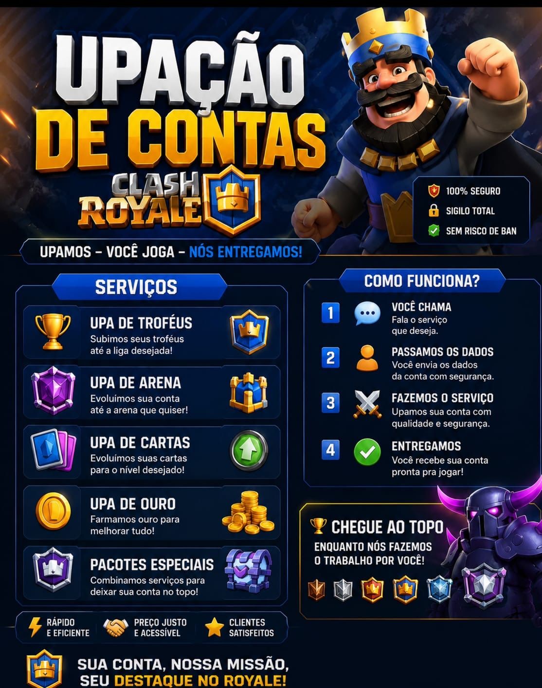 Serviços de Clash Royale