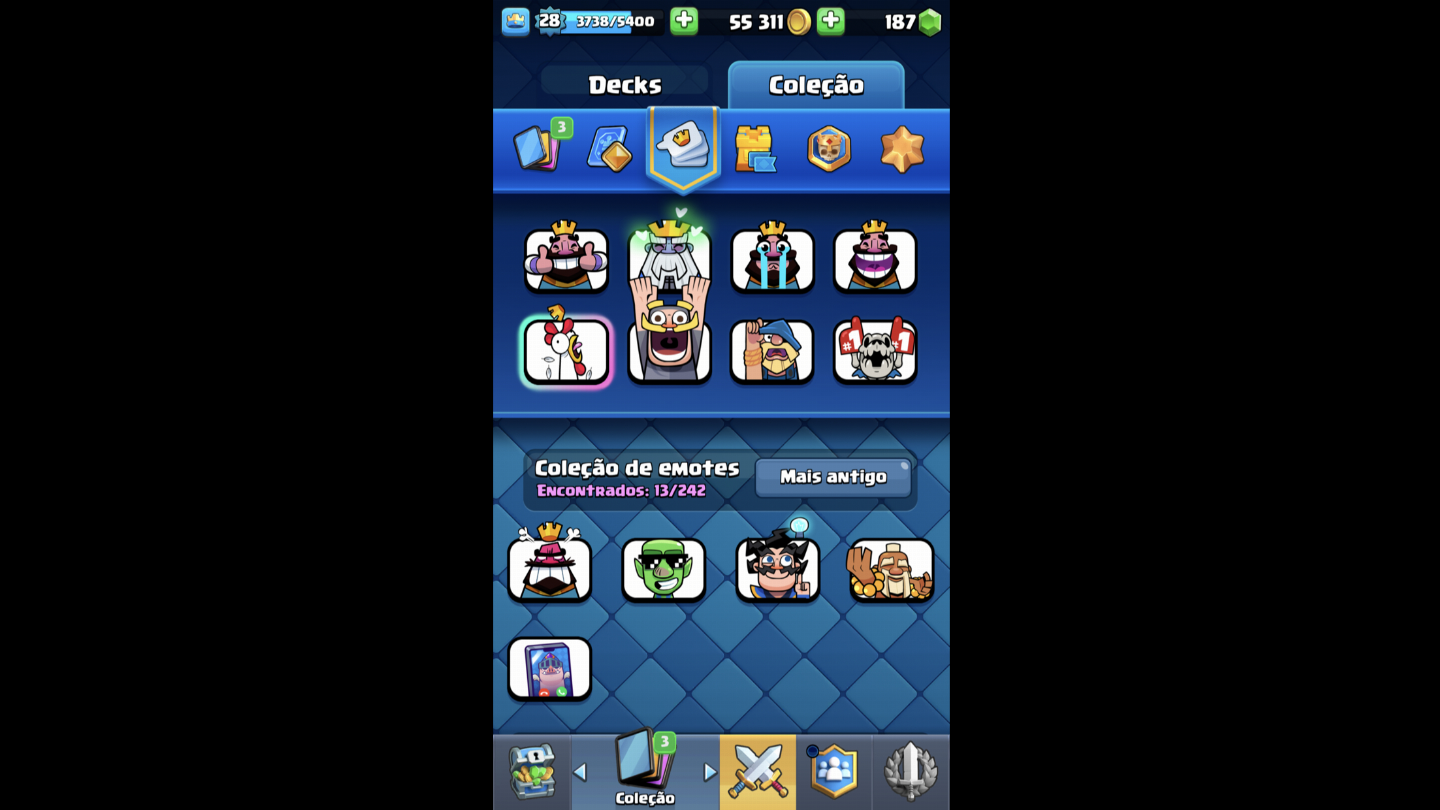 Conta de Clash Royale 9 nos de jogo !!! Passo pro seu email na hora !!!