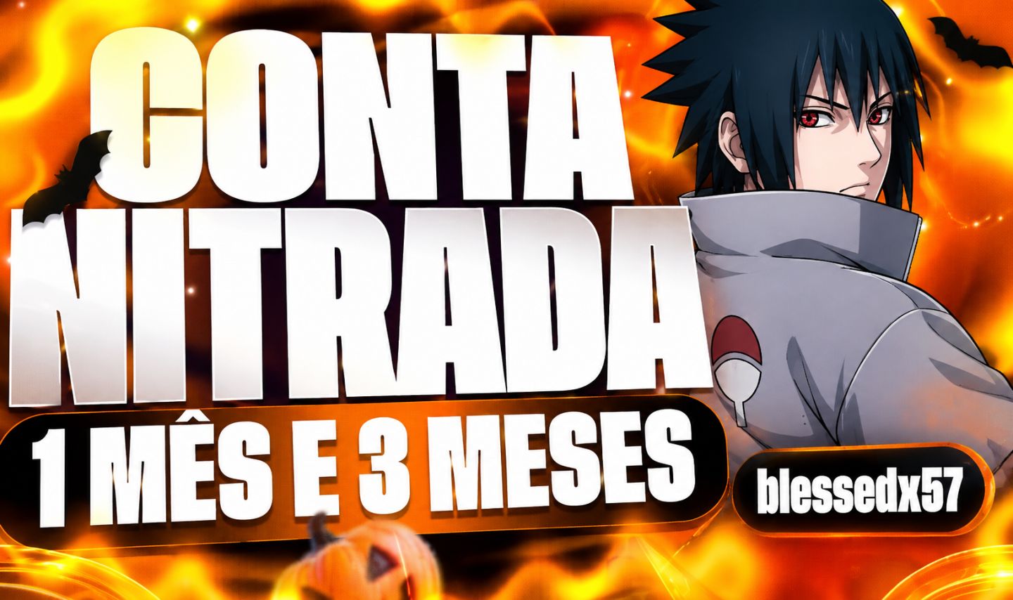 (DISCORD) CONTA NITRADA 3 MESES E 1 MÊS NITRO + VIRGEM, ENTREGA AUTOMATICA !!!