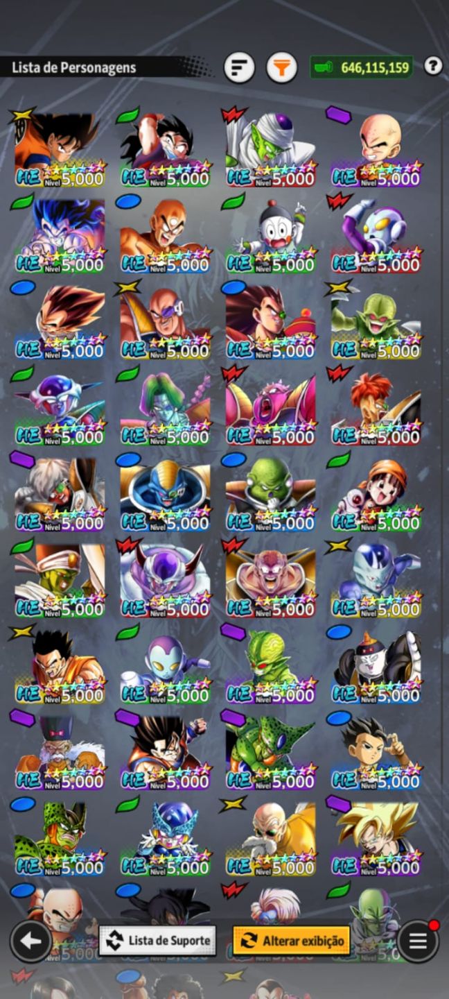 CONTA DE DRAGOMN BALL LEGENDS END GAME