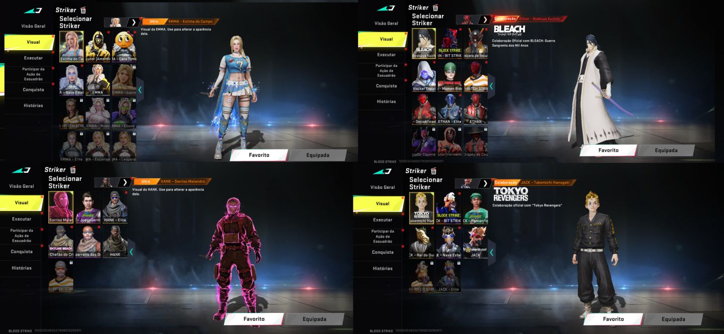 Conta de blood strike gemada