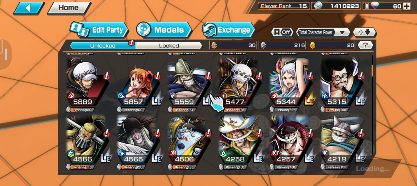 Venda de conta one piece bouty rush