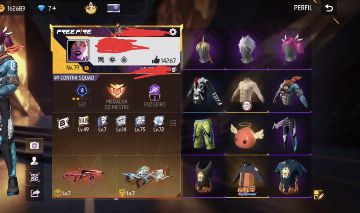 Conta de free fire prime 7 quase 800 peitorais