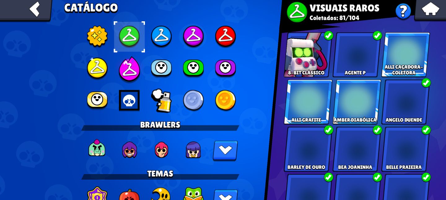 CONTA TOP BRAWL STARS | 44K+ TROFÉUS | 105 BRAWLERS | 19 Nível Máximo 11