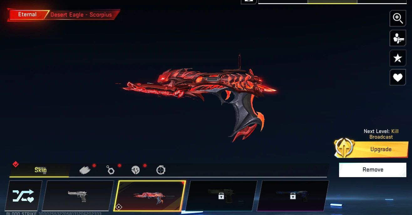 Conta de bloodstrike gemada Varias skins Eterna ultra limteds faca etc.