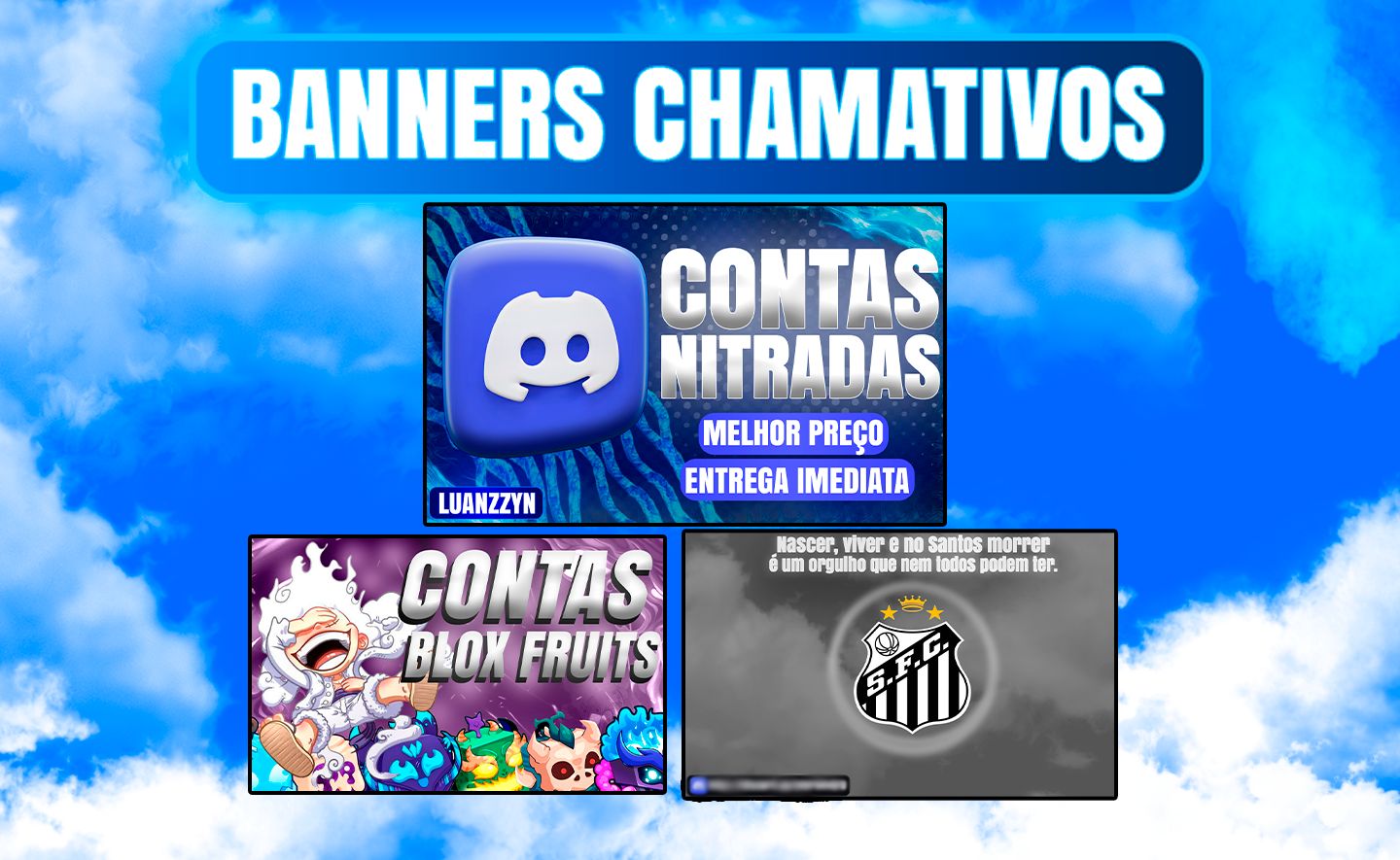 DESIGNER INICIANTE!! (BANNERS/LOGOS/DIVISORES)