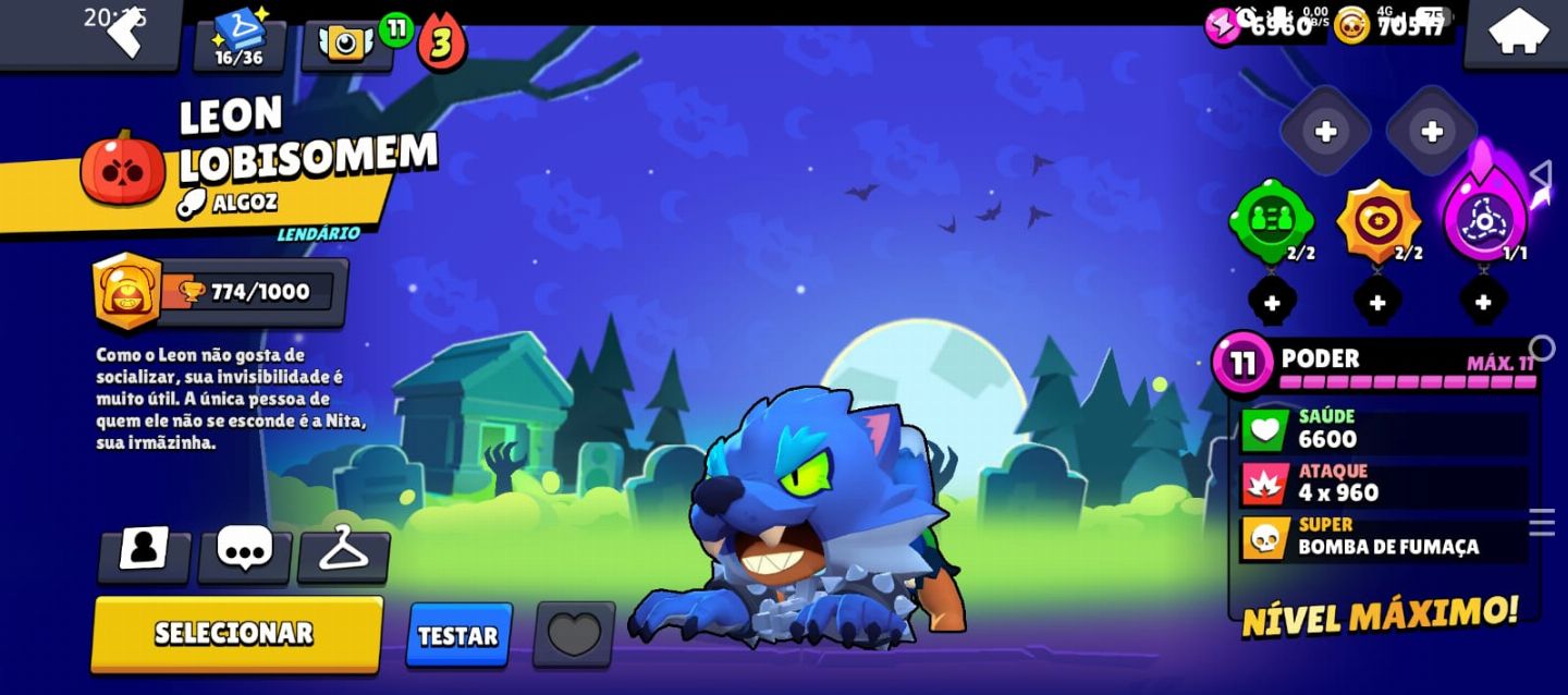 Combo 2 contas Brawl stars e clash royale