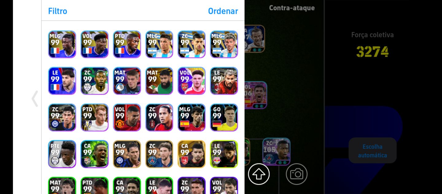 CONTA DE EFOOTBALL COM BALE, NOVO GULLIT, HAZARD BIGTIME