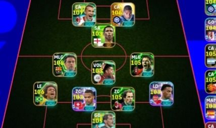 Conta Efootball com 3251 força coletiva muito boa