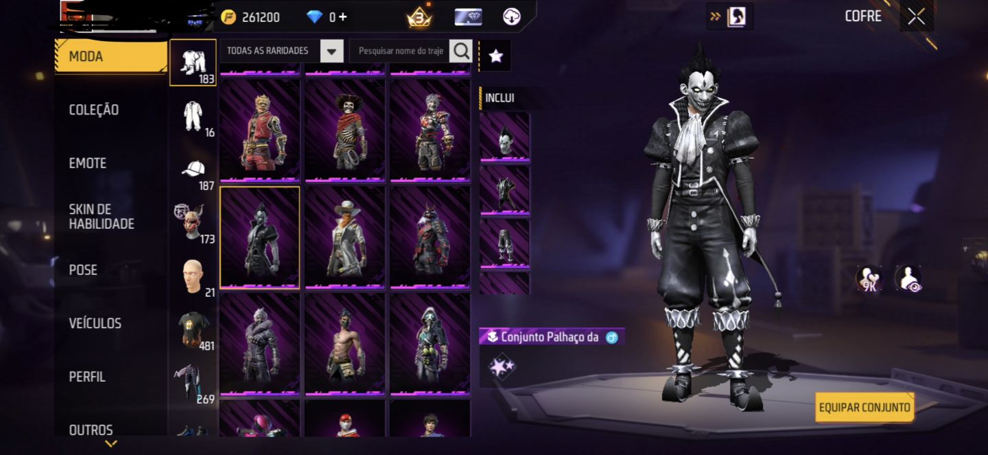 Conta Free Fire rara Lv72 no Seu Google.
