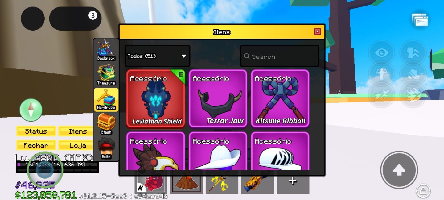 CONTA BLOX FRUITS INSANA PRO PVP! PREÇO A NEGOCIAR. SÓ VEM!