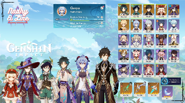 AR54 XIAO+ LANÇA DE JADE+ GANYU+ AMOS+ - Genshin Impact - Contas - GGMAX