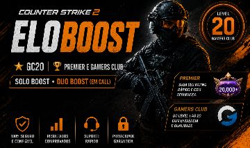 ELOBOOST CS2 | PREMIER E GC | SOLO BOOST E DUO BOOST