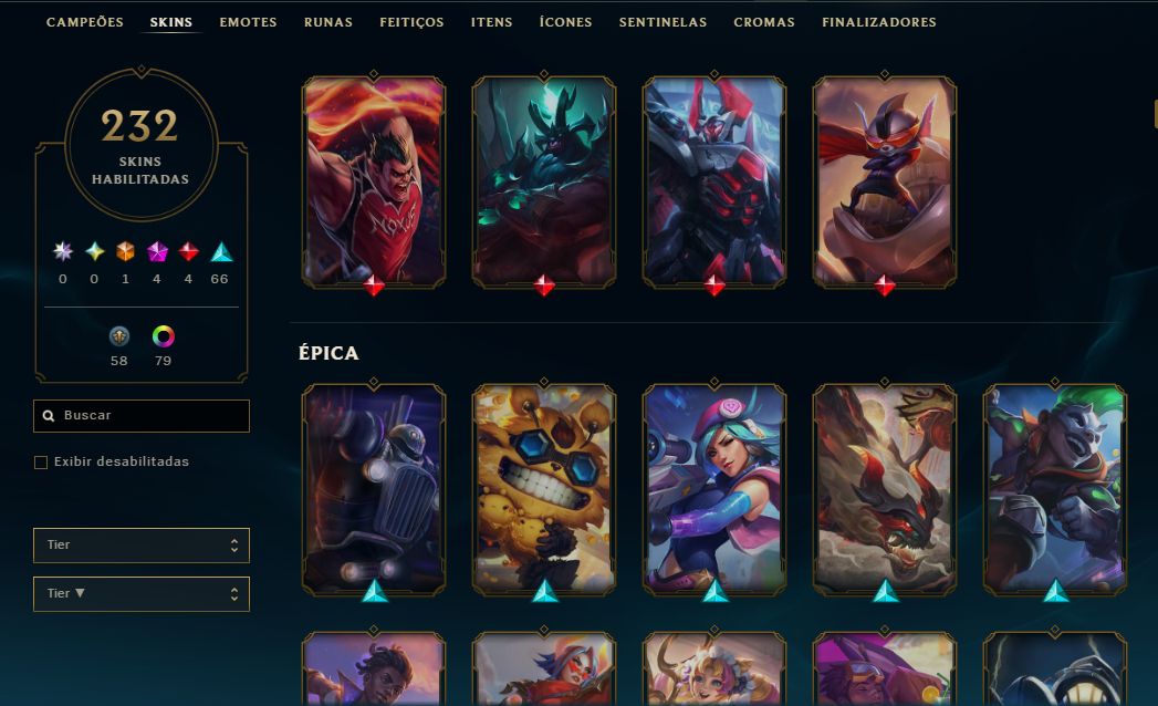 232 SKINS | SEASON 2016
