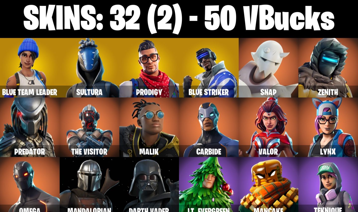 Conta Fortnite OG com ômega | Carboneto | Lynx ! Psn pack e 32 skins.