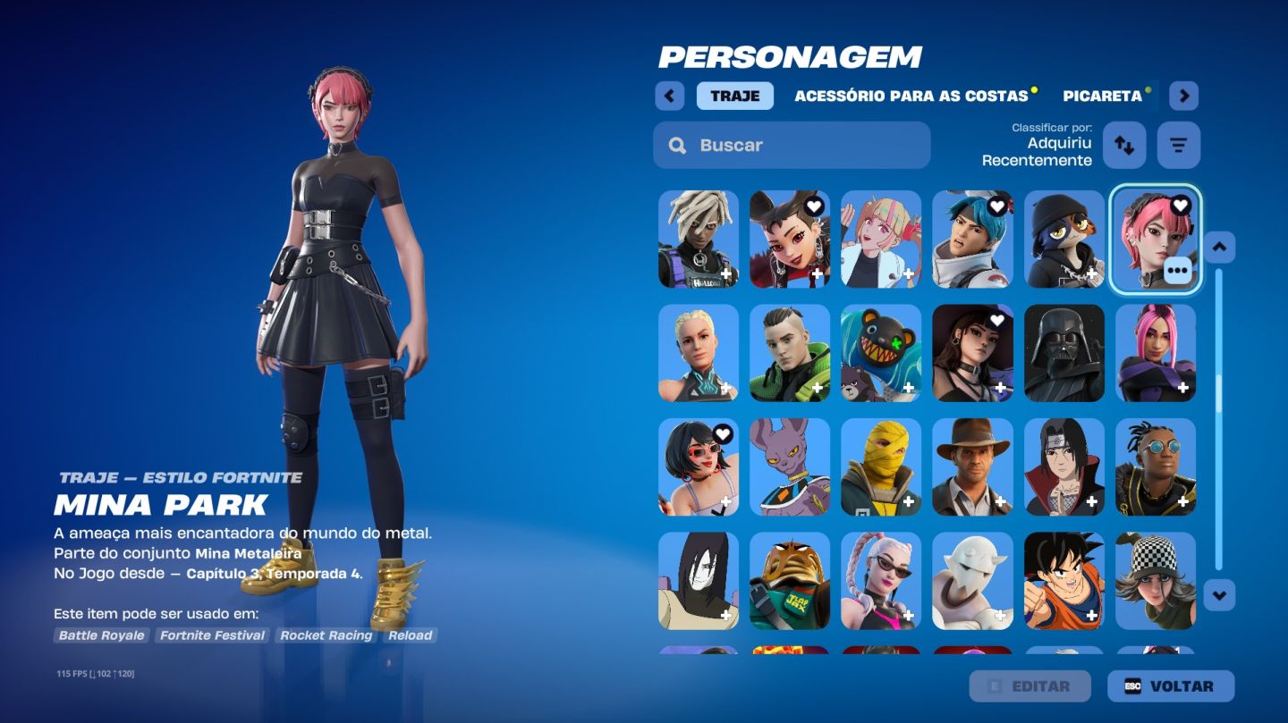 CONTA FORTNITE VARIAS SKINS FULL ACESSO