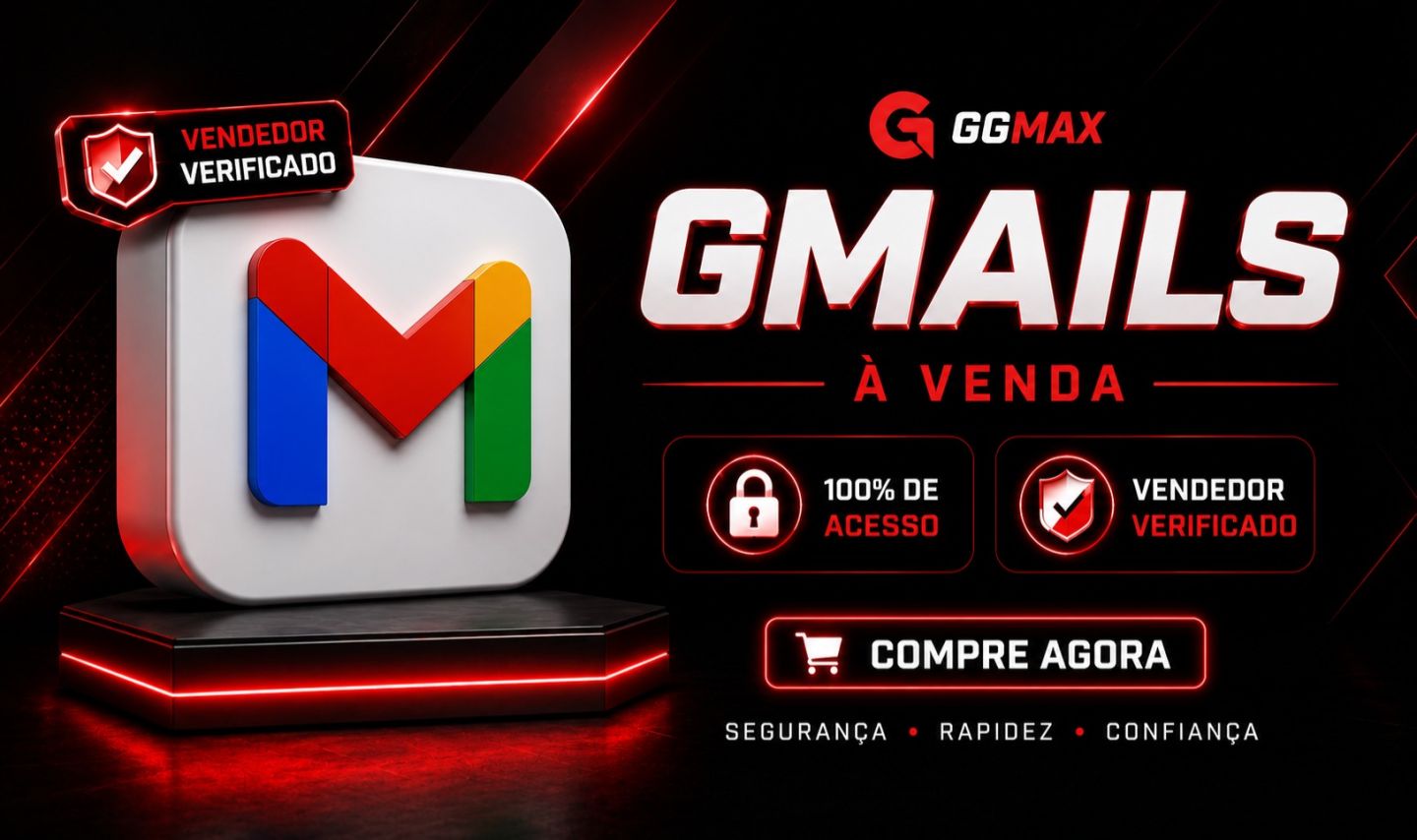 [DESTAQUE] CONTAS GOOGLE GMAIL (MENOR PREÇO)