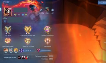CONTA MOBILE LEGENDS PARA MAIN JUNGLE/XP