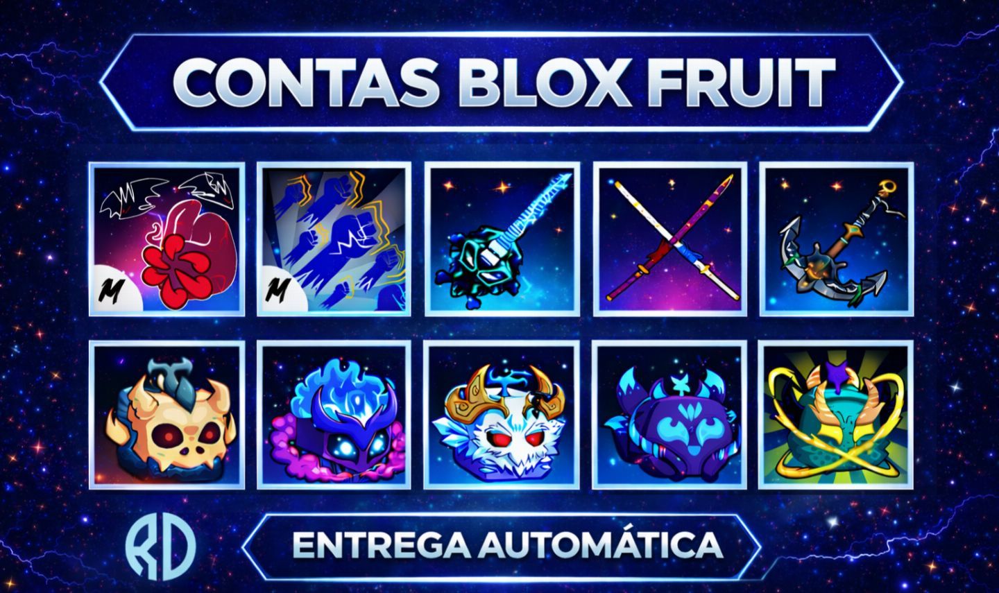 CONTA DE BLOX FRUITS LVL.MAX E MUITO MAIS!!(DESCRIÇÃO!!)