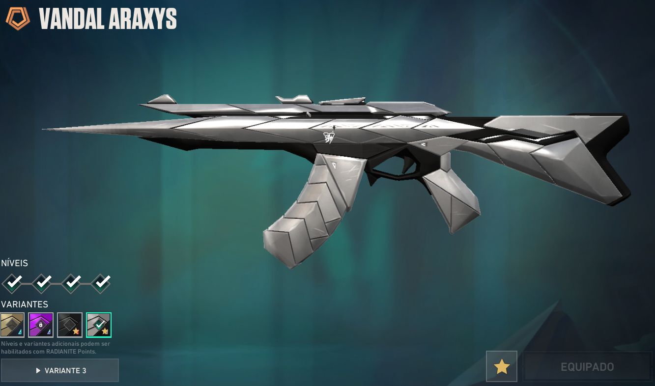 Conta Valorant - Nível 96 - Pico Platina - Diversas Skins Premium