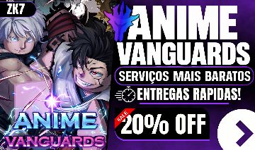 [ANIME VANGUARDS] UPDATE 13.5 / SERVIÇOS, FARME, SOLAR, UNITS! (20% OFF)