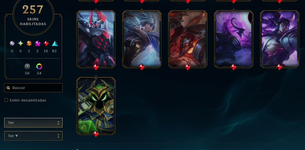 CONTA LEAGUE OF LEGENDS - 218 SKIN - ULTIMATES/MITICAS/LENDARIAS - FULL ACESSO