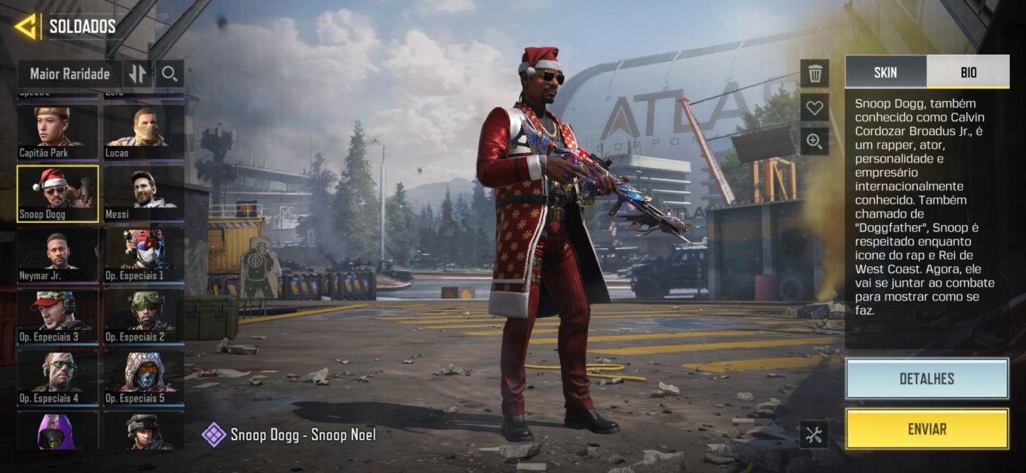 Conta COD Mobile com várias skins raras