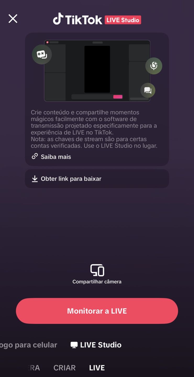 CONTA TIK TOK 3.900 SEG / LIVE STUDIO PC ATIVO