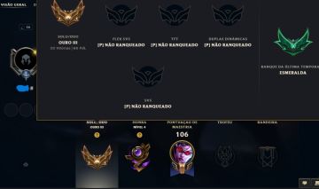 Conta FULL ACESSO Ouro 3 - Esmeralda TFT Season passada