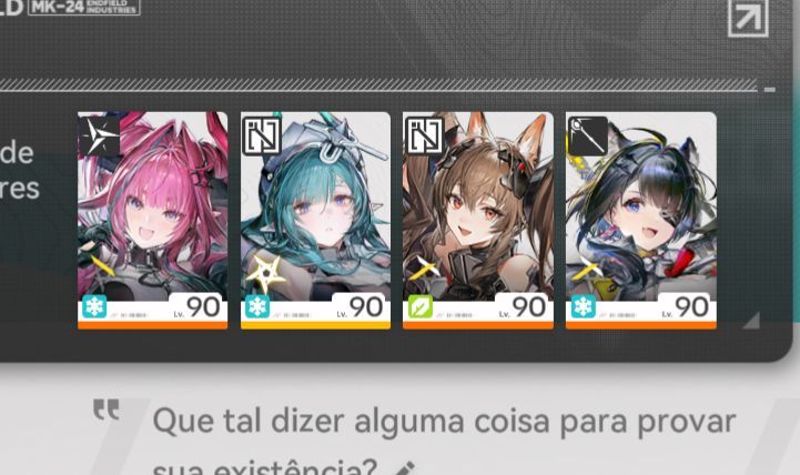 Conta ENDGAME Arknights TIME YVONE