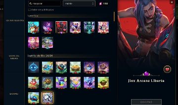 CONTA LOL CHIBI JINX SKINS LINDASSS