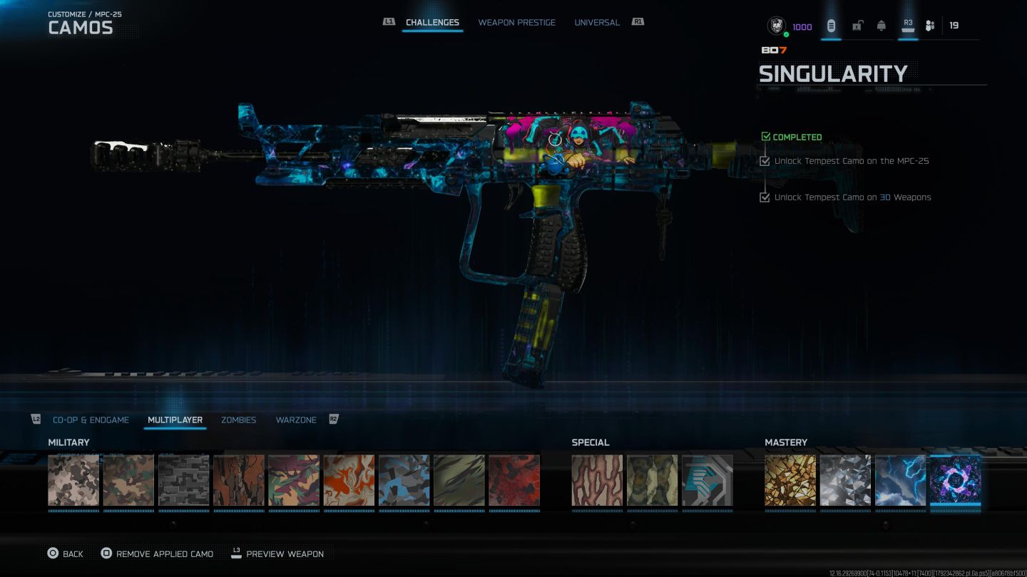 CONTA COM NUKE, DIVERSOS BANDLE,IRID,4 CAMU DE MAESTRIA E DIVERSOS OUTROS ITENS