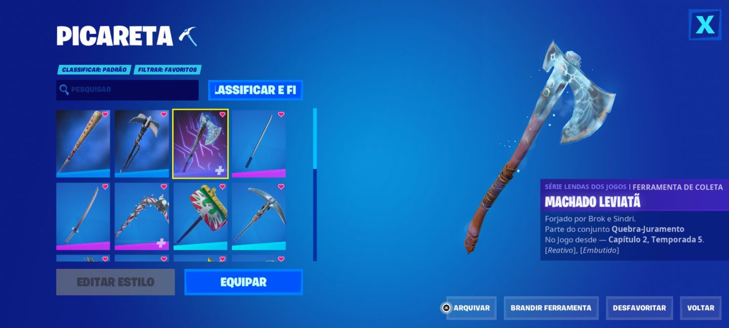 CONTA COM 175 SKIN + 133 PICARETAS + TRAVIS SCOTT + MACHADO DO KRATOS