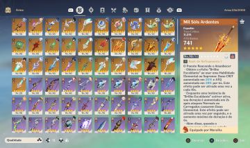 (PROMOÇÃO) CONTA GENSHIN 43 CHAR 5 STAR | 31 ARMASS | AR 60 IMPERDÍVEL