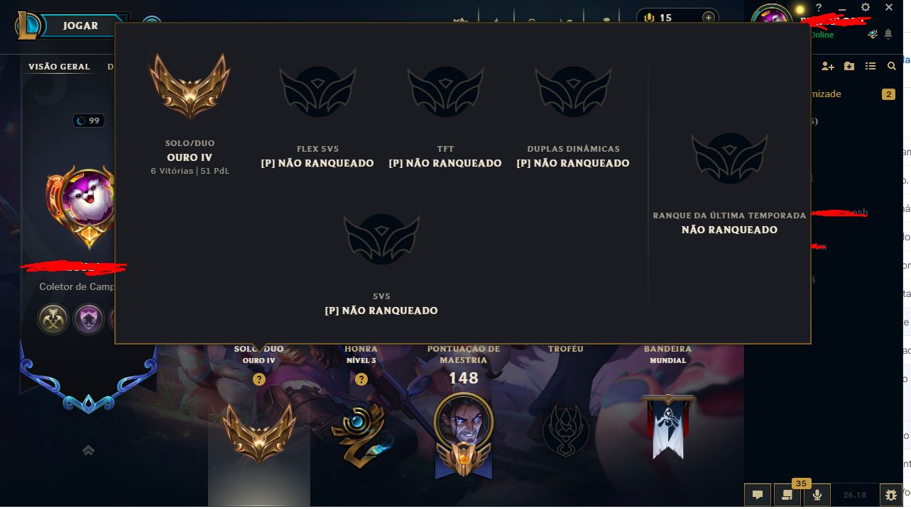 CONTA VALORANT E LEAGUE OF LEGENDS! ÚNICO DONO!