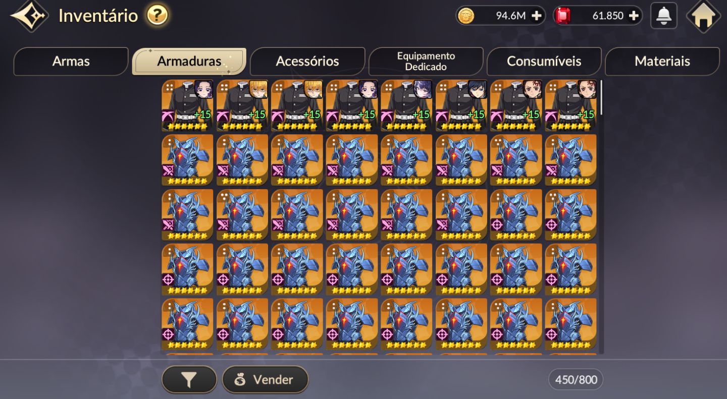 Conta Seven Knight REBIRTH 60.000 Rubis | Server NA + Collab T6