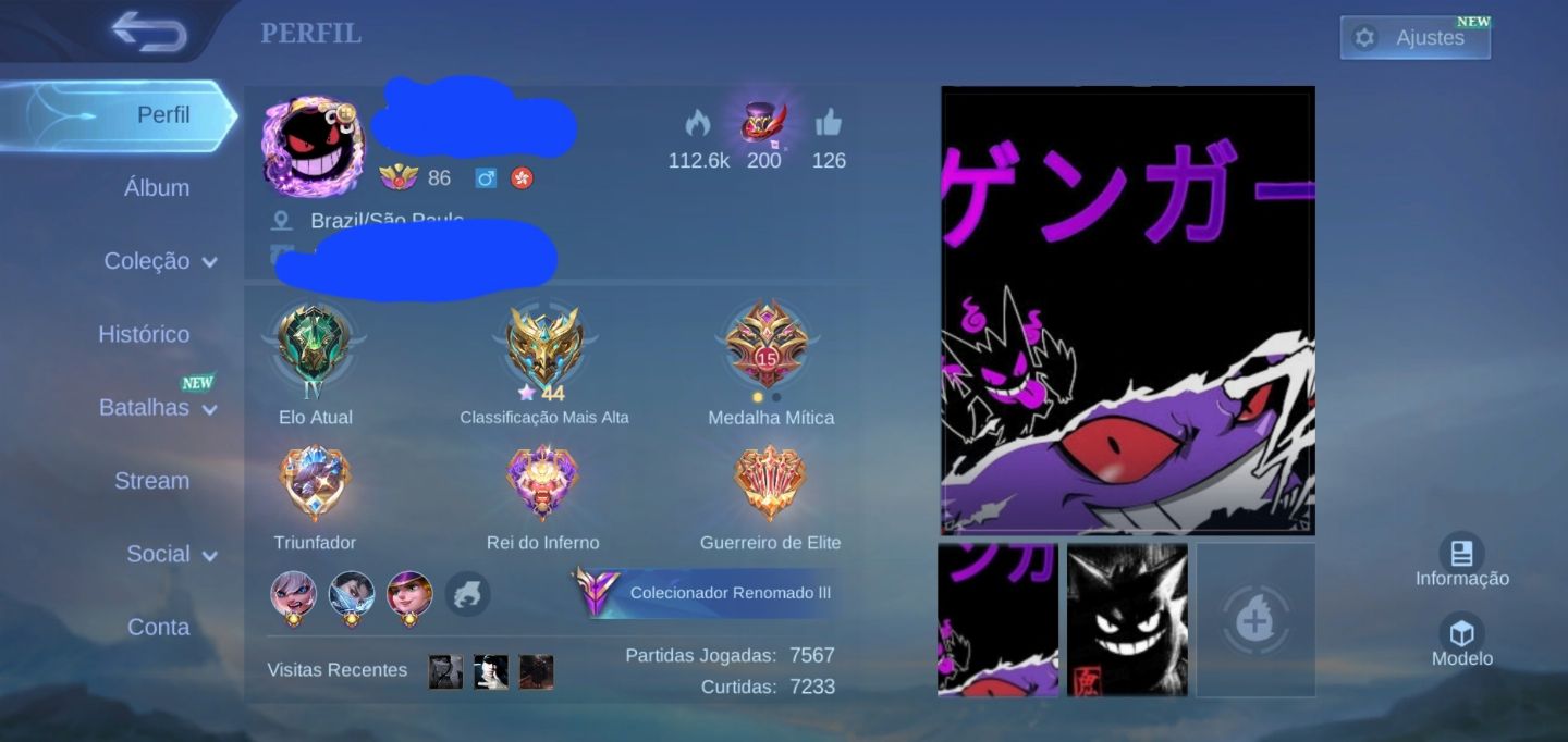 TODOS OS HERÓIS E VARIAS SKINS GASTO MAIS DE 1k real