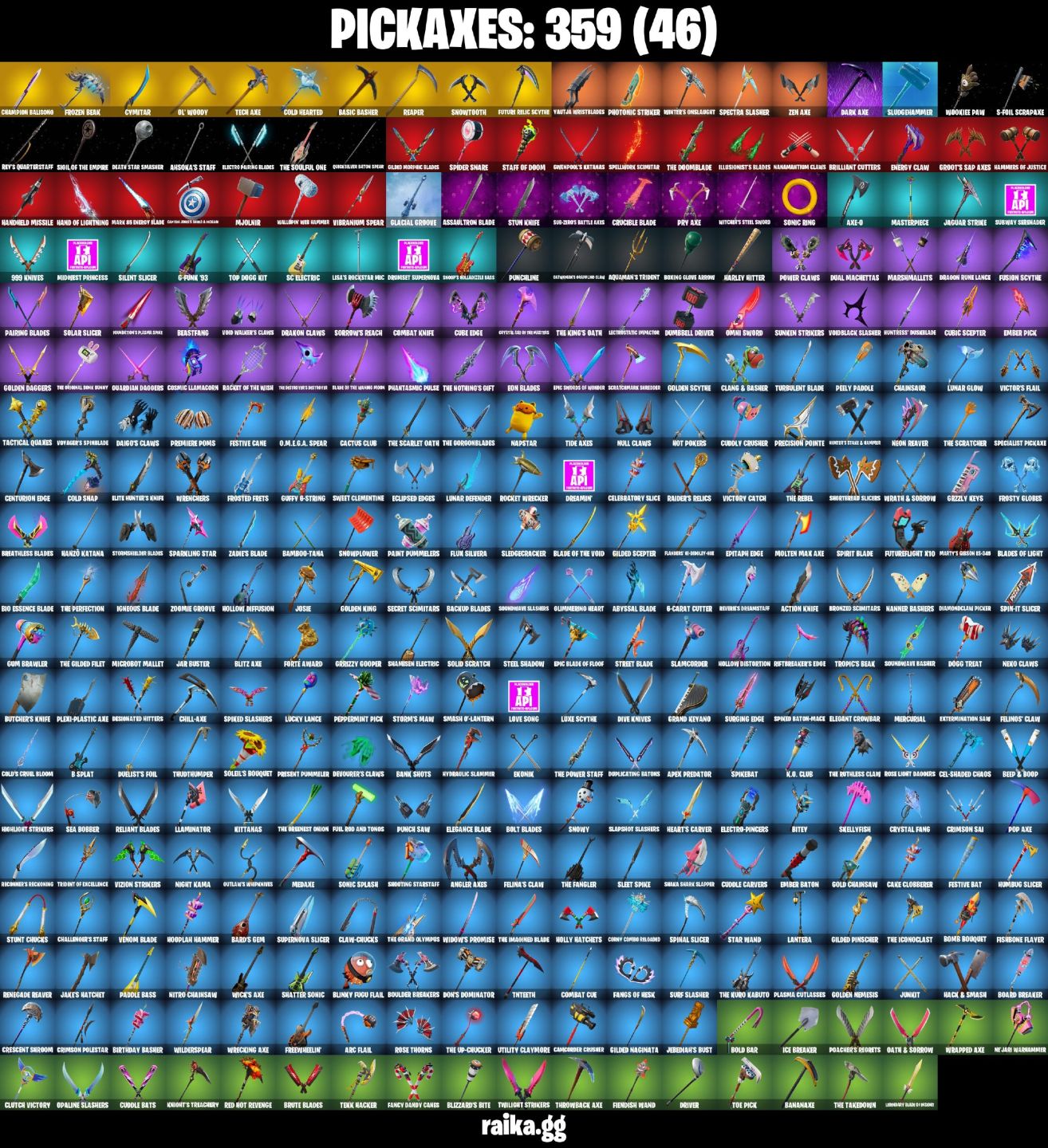 264 skins | Gold Midas Unchained Ramirez heron Stance cobra kai conta tryhard