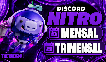 DISCORD NITRO 3 MÊSES/ 1 MES