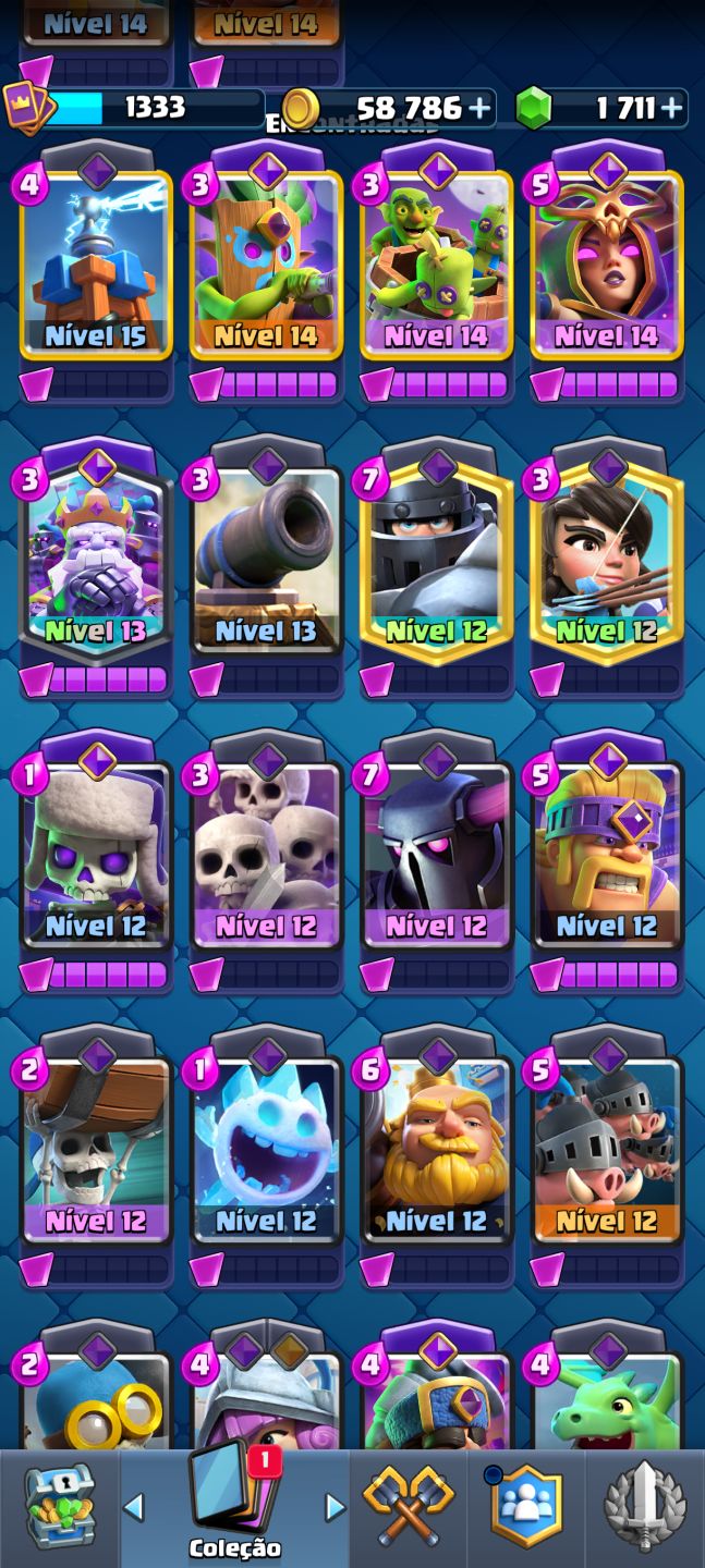 Conta de Clash royale ideal para subir arena
