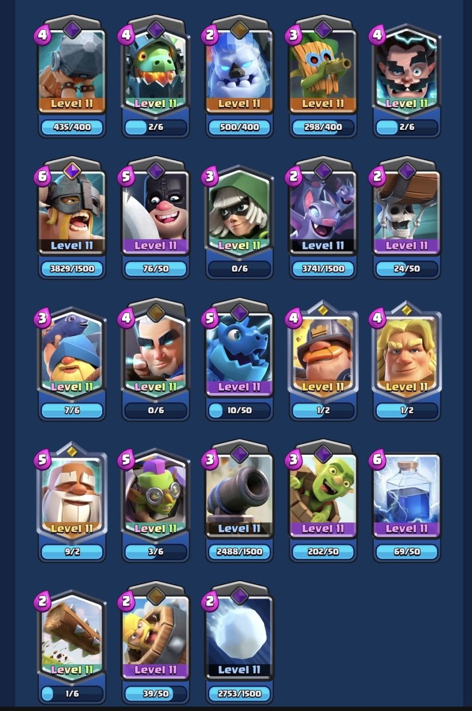 COMBO de conta clash royale e clash of clans