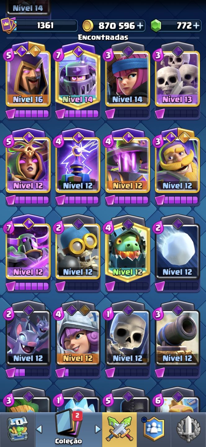 Conta clash royale Full