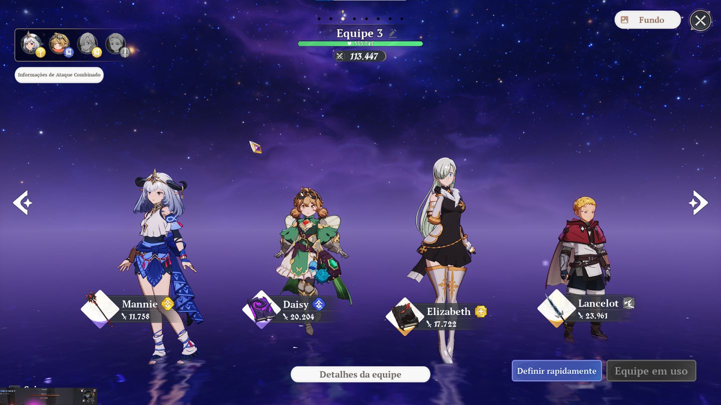 Conta:TheSeven Deadly Sins Origin: Meliodas p9 elizabeth p5 daisy p5 Lancelot p4