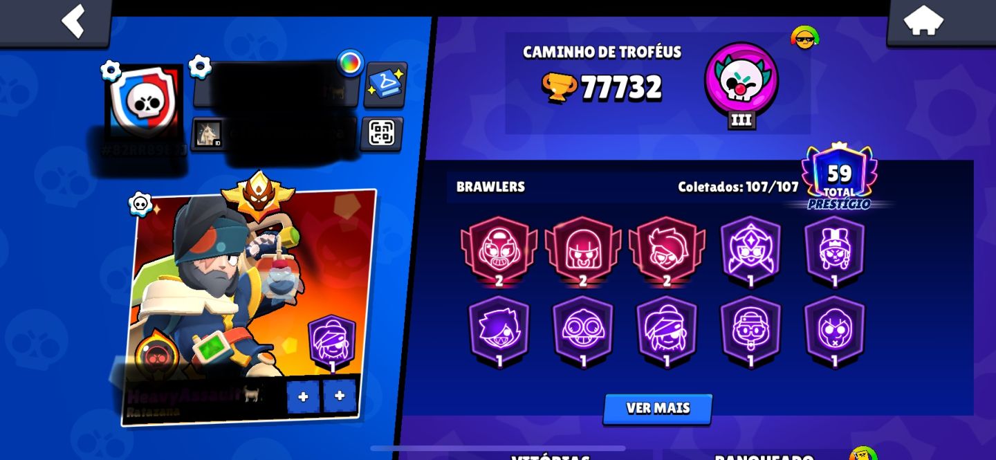 Conta semi full com várias skins antiga e mestre 2024